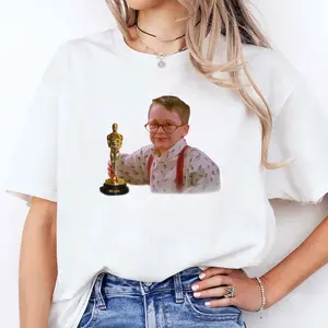 Kevin McCallister Winning Oscar T Shirt,Home Alone Fuller Mccallister original Go,Funny Meme T-Shirt,Meme Culture Apparel Graphic Tee shirt,Casual Style, Autumn Tshirt, Gift For Her, Gift For Him,crewneck T-shirt,Streetwear
