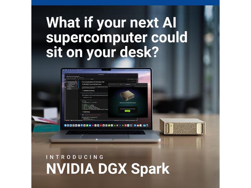NVIDIA DGX Spark - NVIDIA GB10 Grace Blackwell Superchip, 128 GB LPDDR5x, 4 TB NVME.M2 SSD