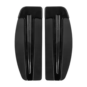 Slipstream Style Driver Floorboard Inserts Foot Rest Pads Fit For Harley Touring Street Glide Electra Glide
