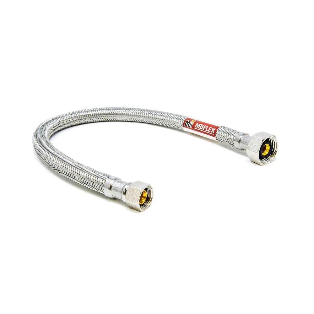 Supply Line 3/8" COMP x 1/2" FIP 20" Long Stainless Steel Braided