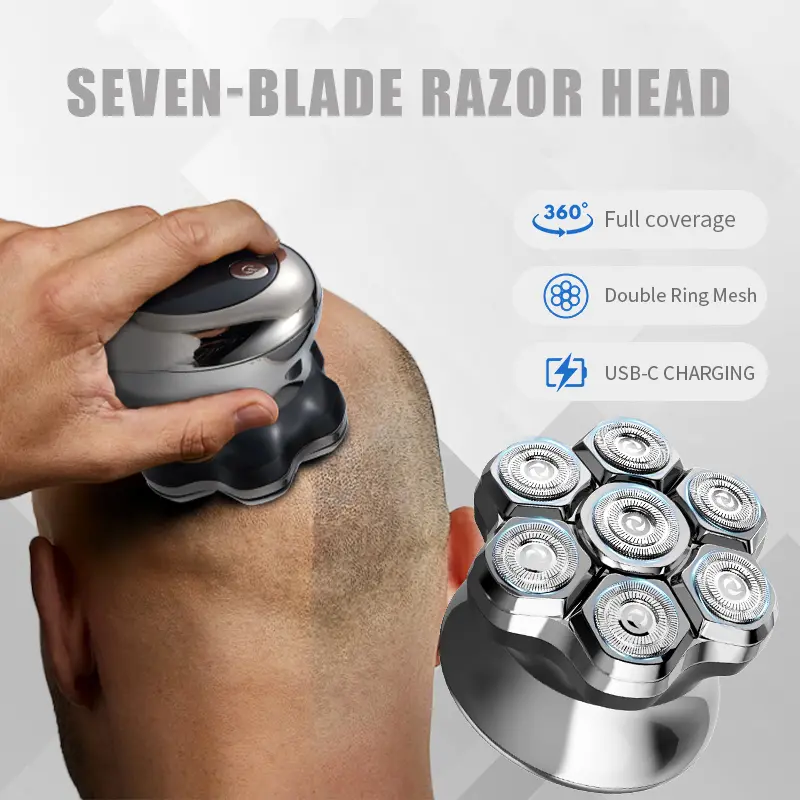 KOMINGDON Cordless Body Shaver for Women, Multifunctional Grooming Kit for Painless Shaving and Smooth Legs, Waterproof, USB Rechargeable