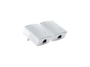 TP-Link AV600 Powerline Ethernet Adapter(TL-PA4010 KIT)- Plug&Play, Power Saving, Nano Powerline Adapter, Expand Home Network with Stable Connections