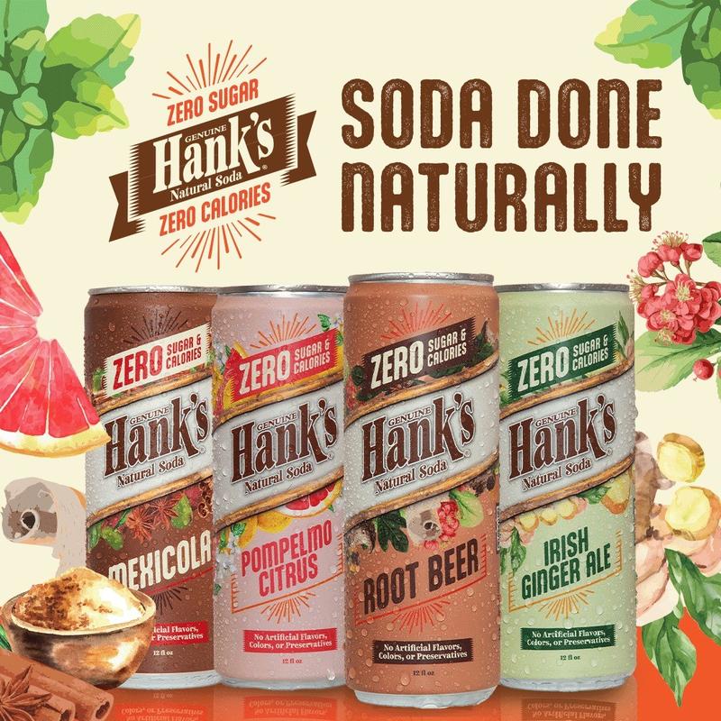 Hank's Natural Zero Variety 12 Pack / 12oz Sleek Cans
