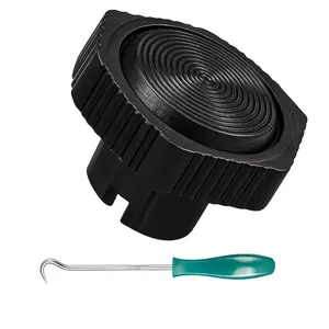 Windshield Wiper  Knob - Compatible with 1985-1991  F-Series  (F-150, F-250, F-350) & 1985-1989  Bronco (Black)