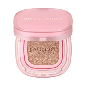 Nourishing Skin Care Cushion Foundation with Copper Tripeptide-1 & Red Ginseng, Sweat Resistant, Matte Finish, Non-Fading, Full Coverage