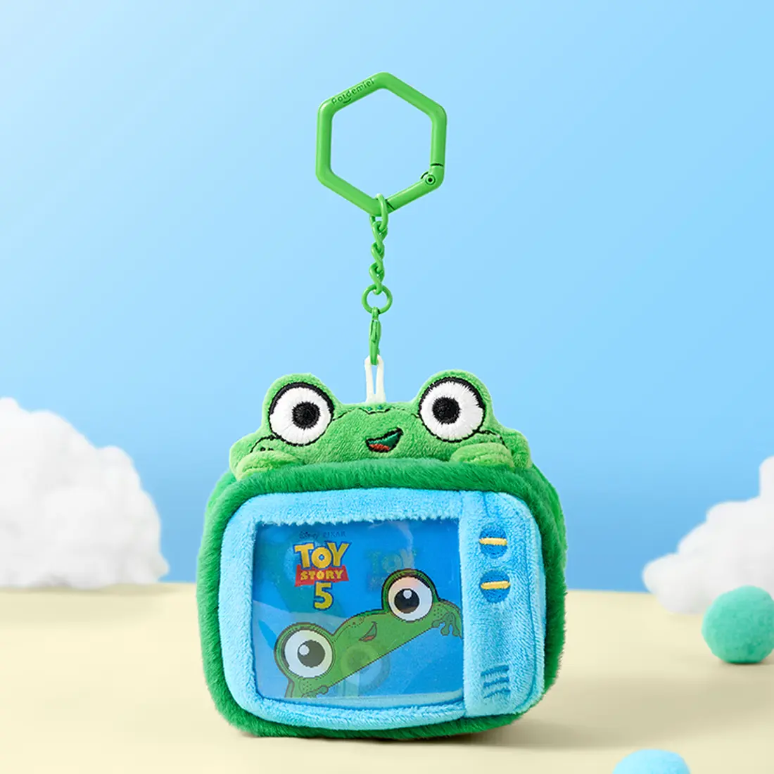 Disney Pixar Toy Story 5 Tablet Playtime Machine Keychain Pendant – Cute Collectible Character Charm, Portable Bag Accessory, Cartoon Hanging Ornament, Backpack Pendant Gift for Toy Story Fans & Collectors