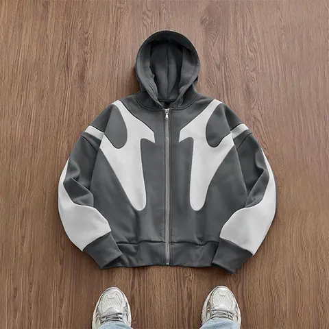 Men's Winter Fleece Lined Thick Cardigan Zip Up Hooded Polar Fleece Jacket Cold Weather Warm Casual Loose Versatile Top Coat Men