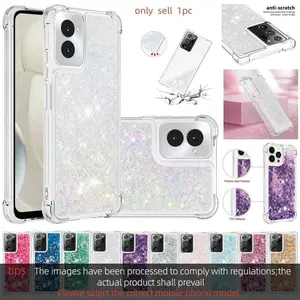 Colorful Love Case on For Motorola Moto G Power Stylus GPlay 5G 2024 2023 Cover Fashion Anti-fall Shockproof Soft Half-wrapped Cases