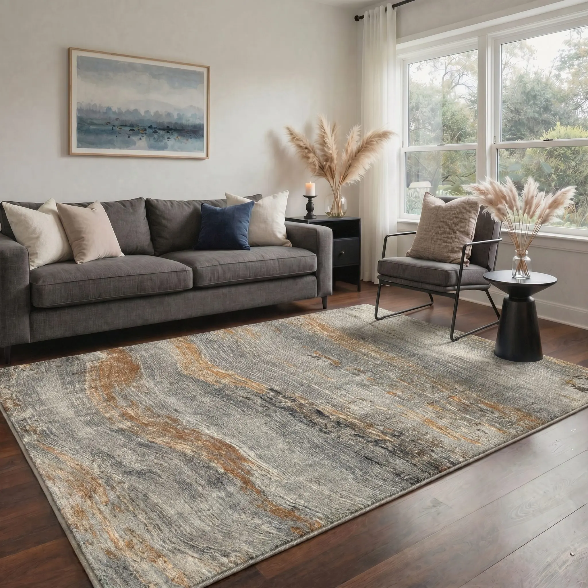 【Deals For You Days】GENIMO Rug – Soft, Pet Friendly, Machine Washable, Non-Slip Area Rug, Home Carpet & Floor Decor, Ideal for Any Room ,ARA1331-DESERT