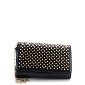 Pre-owned christian louboutin Leather Clutches & Wristlets Paloma Clutch Spiked by Rebag