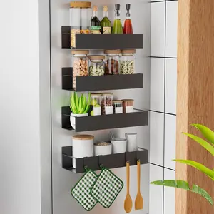 Magnetic Spice Storage Rack Organizer for Refrigerator and Oven, Fridge Organizers and Storage,High-quality Materials