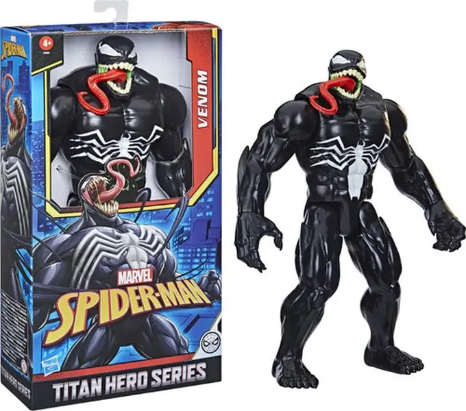 Spider-Man Titan Hero Series 12-inch-scale Classic Poseable Fun Vinyl Figure, Collectible Toy with Choking Hazard Small Parts [COLLECTIBLES]