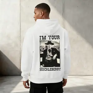 I’m your Huckleberry retro graphic hoodie, made with soft and comfortable fabric that’s perfect for everyday wear — great for casual outings, parties, or as a unique gift for friends and family.