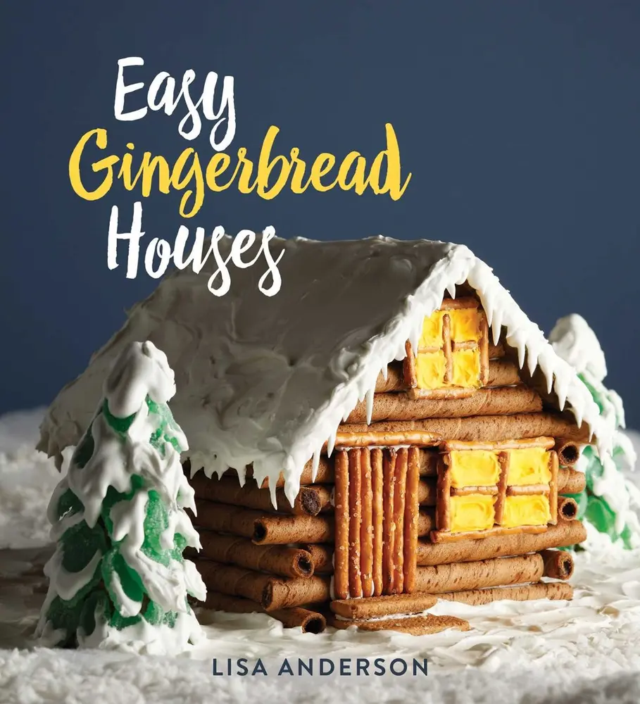 USED Book - Easy Gingerbread Houses: Twenty-Three No-Bake Gingerbread Houses for All Seasons by Anderson, Lisa (Hardcover) - english
