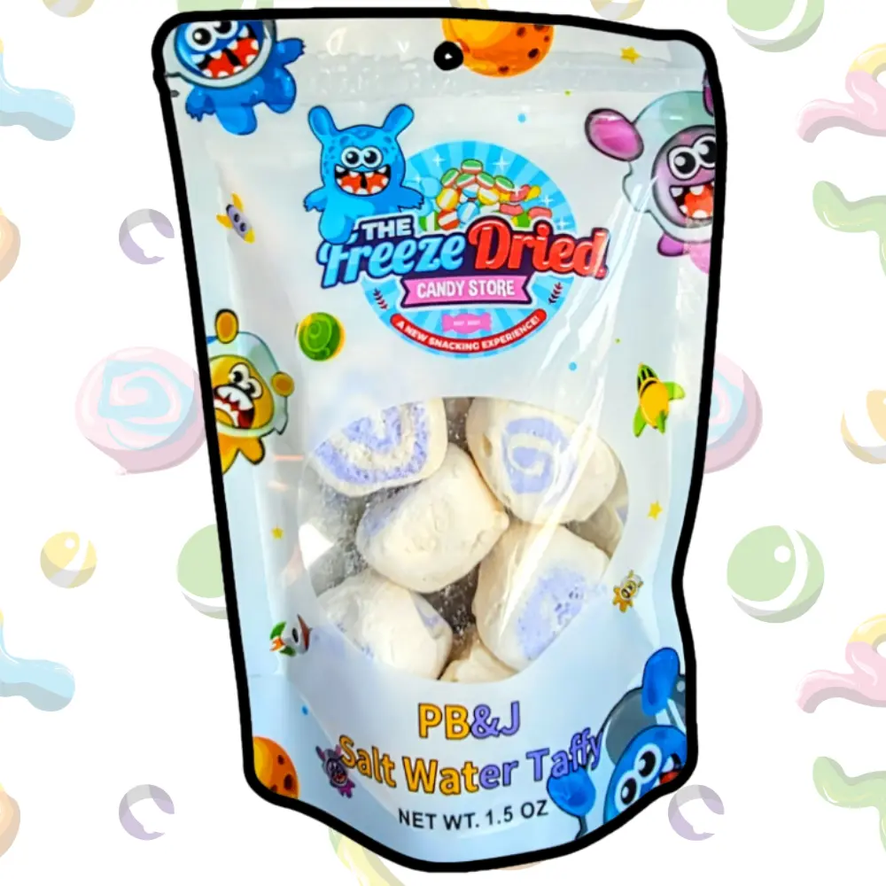 PB&J Taffy FREEZE DRIED - 6 BAG BUNDLE