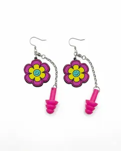 Flower Power Detachable Earplug Earrings