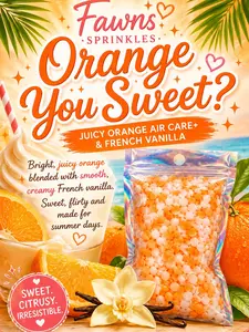 Orange You Sweet? Wax Sprinkles