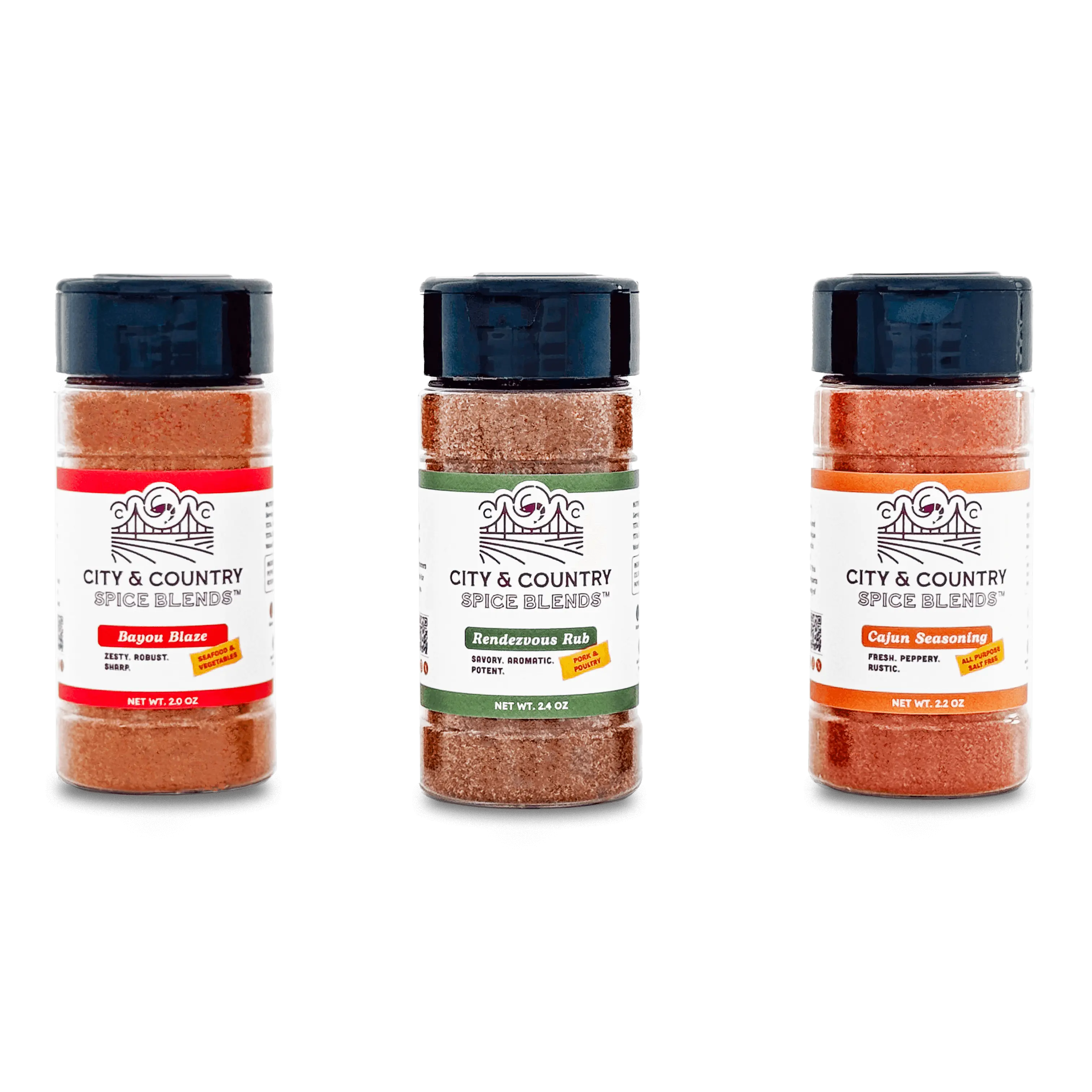 The Trio Cajun Seasonings