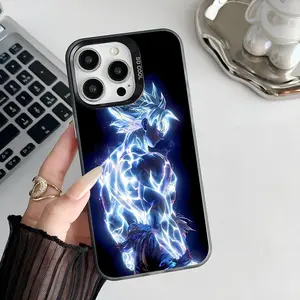 Anime Ball Goku Phone Case IMD Phone Case for iPhone 17,16,15,14,13,12,11,Pro,Max,Plus Phone Cover Color Silver Cover