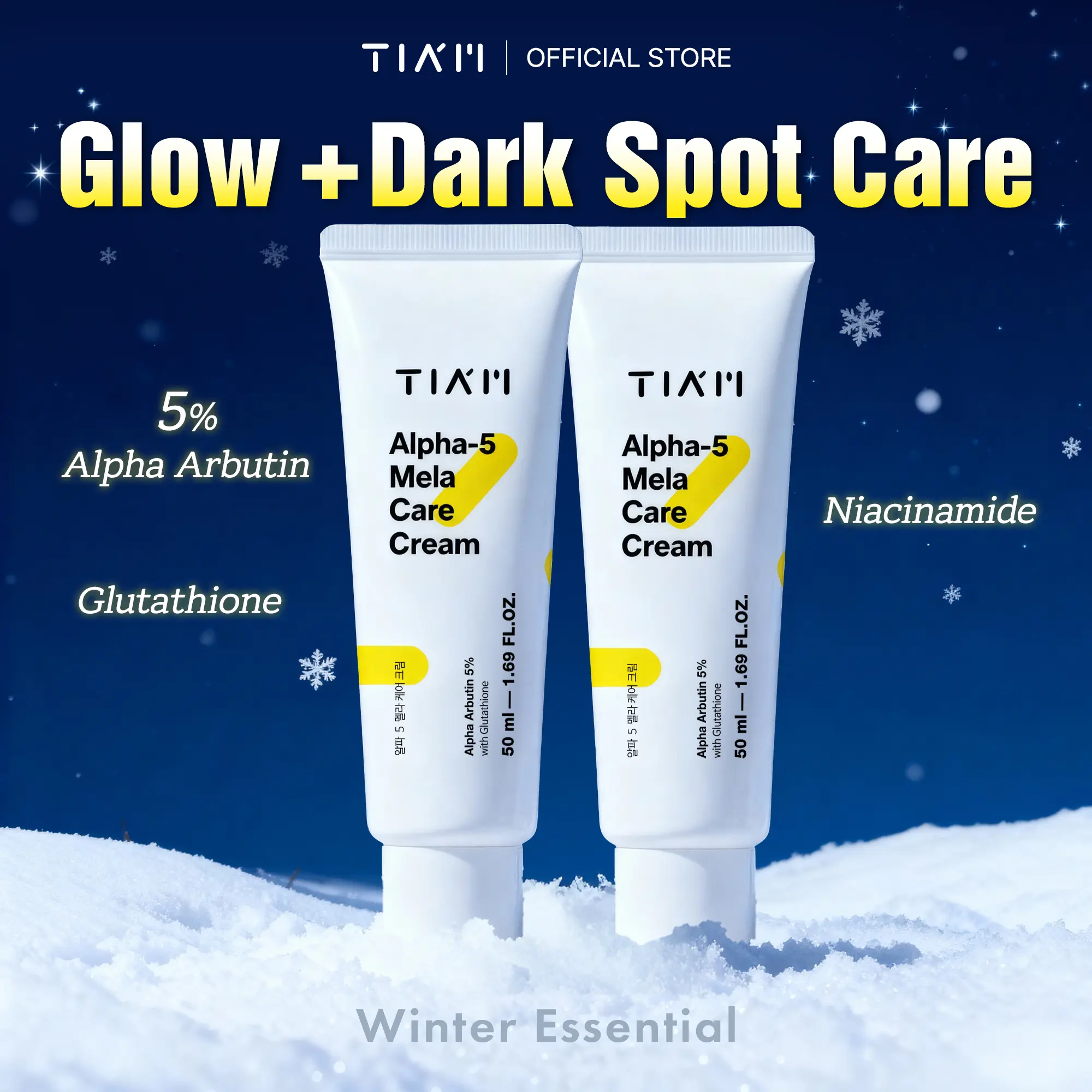 TIAM Official Shop] Alpha-5 Mela Care Cream, 5% Alpha Arbutin Dark Spot  Care Cream with Glutathione & Niacinamide, Korean Skin Care, 1.69 fl oz -  TikTok Shop