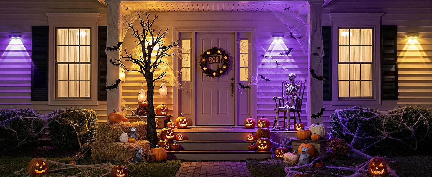 Brightown Solar Lights Outdoor Waterproof, Color Changing Solar Fence Deck Step Flood Lights, Warm White & RGBCW 11 Color, IP65 Waterproof Garden Lights for Outside Backyard Brightown Solar Lights Outdoor Waterproof, Color Changing Solar Fence Deck Step Flood Lights, Warm White & RGBCW 11 Color, IP65 Waterproof Garden Lights for Outside Backyard