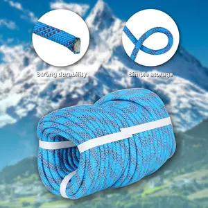 findmall Heavy Duty 1/2" Diameter 24-Strand Braided Synthetic Rope, Weather Resistant Tree Work & Rigging Rope for Outdoor Swing, Camping, Available in Multicolor (100/150/200 FT) Climbing Rope Static Climbing Rope