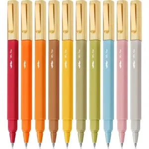 Aesthetic s, 10 Pack, Blue Ink,  Dry, No Smear  s, No Bleed Through, 0.7mm Fine Point Ballpoint s, Ideal for Note Taking, Journaling, and  Study