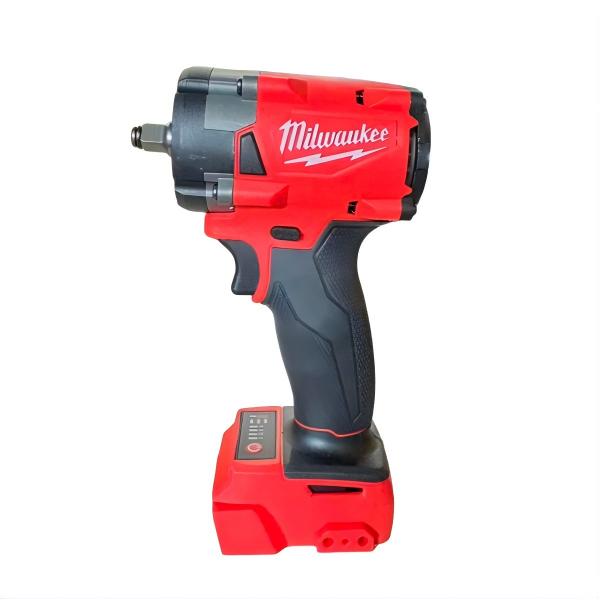 Milwaukee M18 3/8" Compact Impact Wrench, 300 Nm Max Torque, Dual-Speed Range 0-1,700 / 0-2,100 RPM, 4-Mode Drive Control, For Automotive Repair And General Fastening
