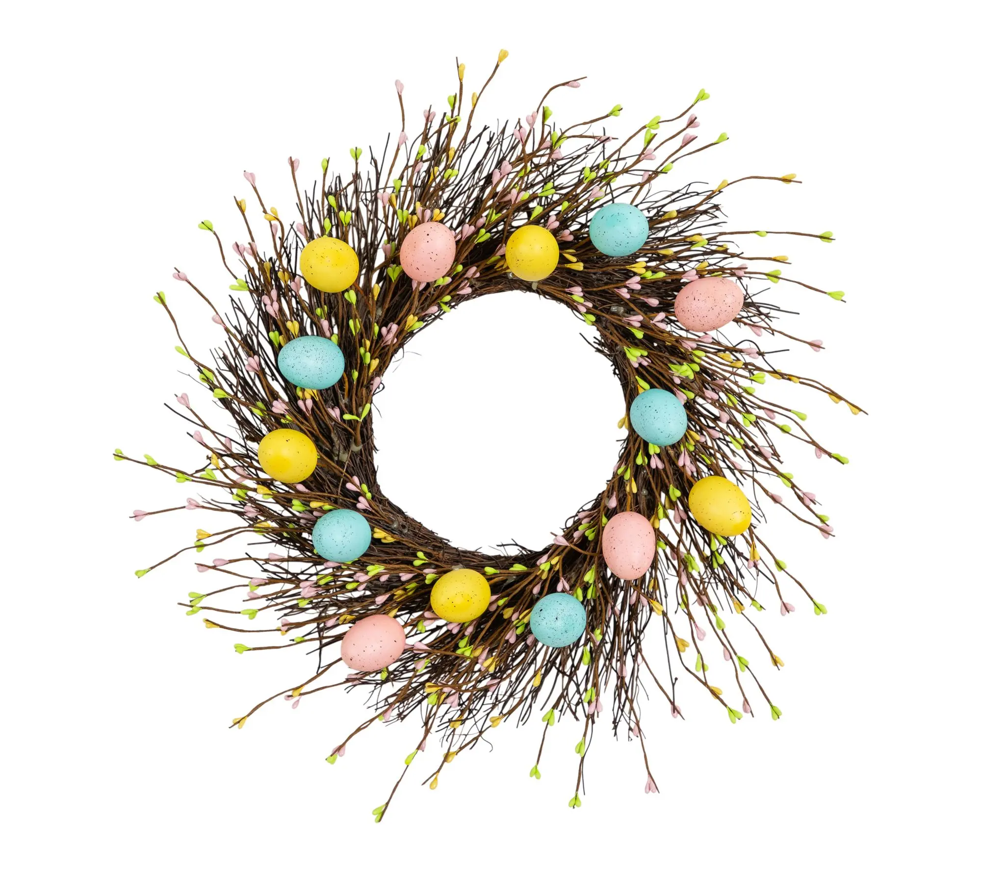 Nearly Natural 20" Easter Eggs Artificial Wreath Nearly Natural 20" Easter Eggs Artificial Wreath
