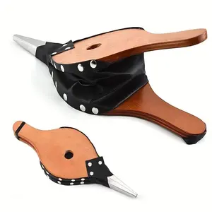 Manual Wooden Blower, 1 Count Handheld Wooden Blower with Comfortable Long Handle, Barbecue Utensils for Outdoor Camping Fireplace Grill