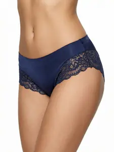 Skin-friendly lace sexy women's underwear, high-waisted soft underwear, breathable and comfortable, pure color underwear, women's intimate apparel, suitable for daily wear
