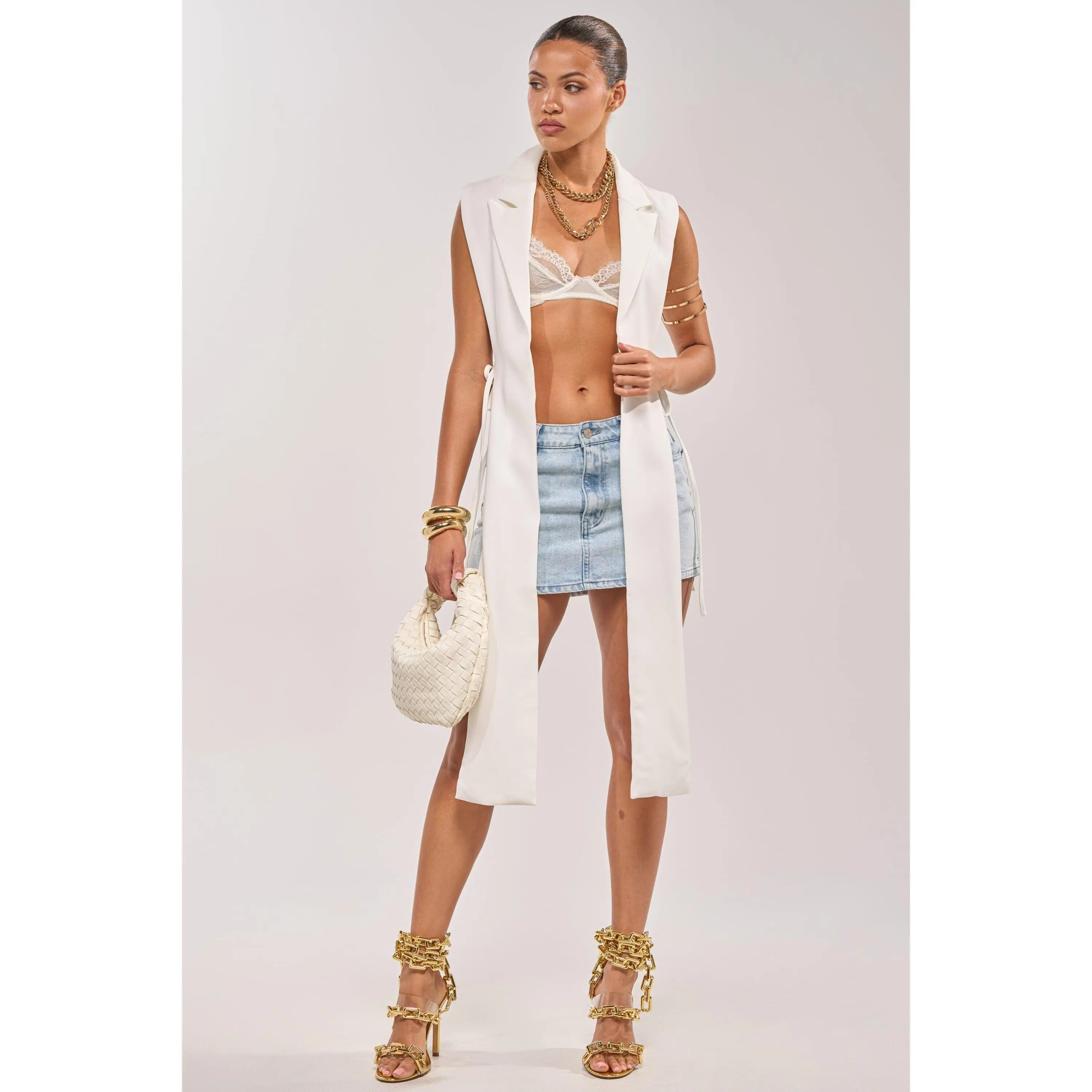 HONEY HONEY TIE VEST