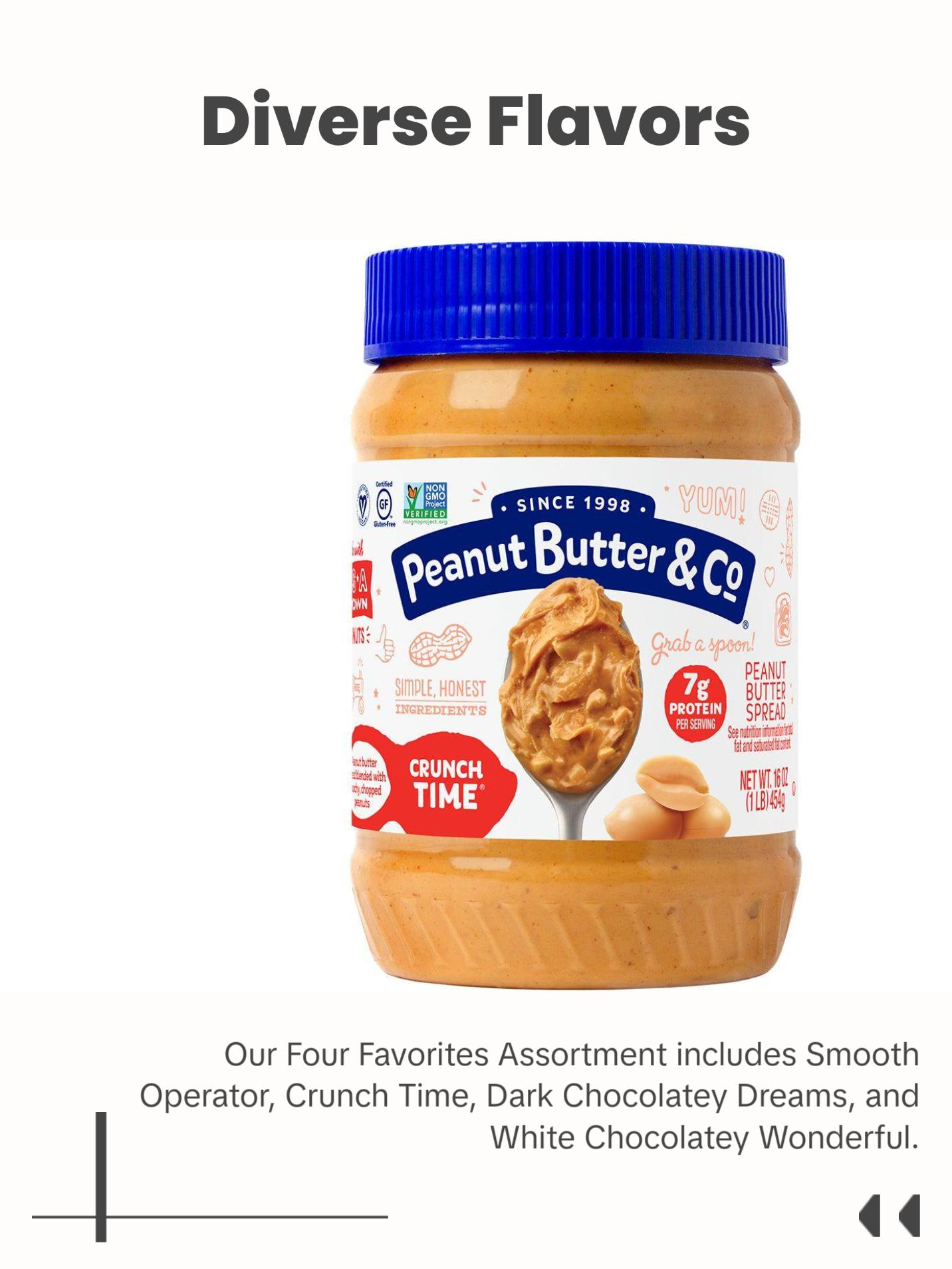 Peanut Butter & Co Four Favorites - 4-Pack Spreads