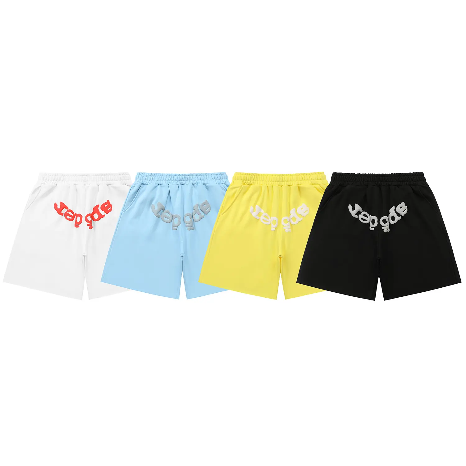 SP5DER Sports Shorts, New Summer Casual Print Style for Men and Women