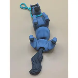 Grey Horse Keychain