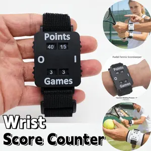 Multi Functional Wristband Counter, Portable Cricket Tennis Wrist Scorner, Big Screen Adjustable, Best Gift for Sports Enthusiasts