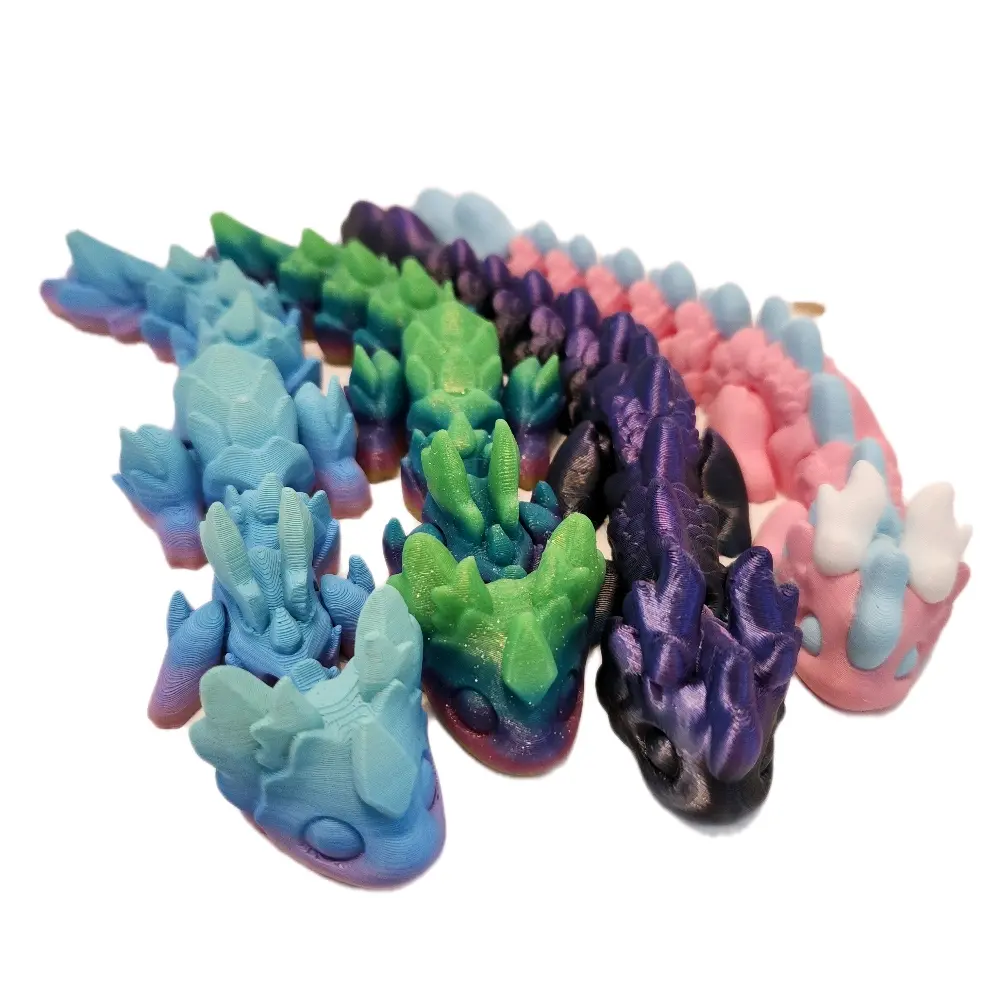 Kaida Fidget Toys - Colorful and Unique Design for Kaida Products with Vibrant Rainbow Colors and Unique Shapes Featuring Dragon and Unicorn Shapes