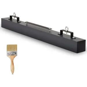 Garvee Heavy Duty Magnetic Sweeper for Forklift – 48 Inch Magnet Bar – 120 lbs Lifting Capacity – Picks Up Nails & Metal Debris – Ideal for Construction Sites & Yard Cleanup