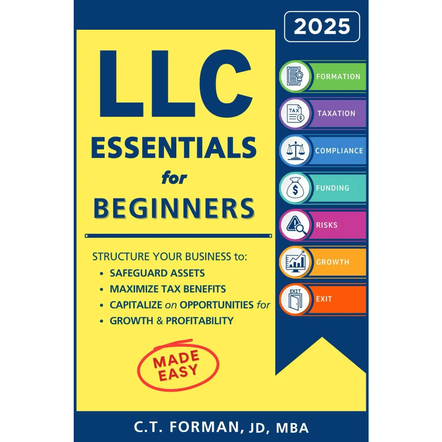 LLC Essentials for Beginners: Structure Your Business to Safeguard Assets, Maximize Tax Benefits and Capitalize on Opportunities for Growth