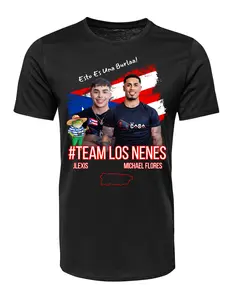 TEAMFLORES TEAMJLEXIS Women and Men T-Shirt - 100% Cotton Premium Material, High-Quality Logo, Unisex Design, Perfect for La Casa de Alofoke 2 Fans