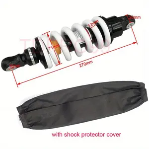 270mm 10.6" Rear Shock 1000LBS Dirt Pit Bike SDG SSR Motorcycle ATV Shock Cover