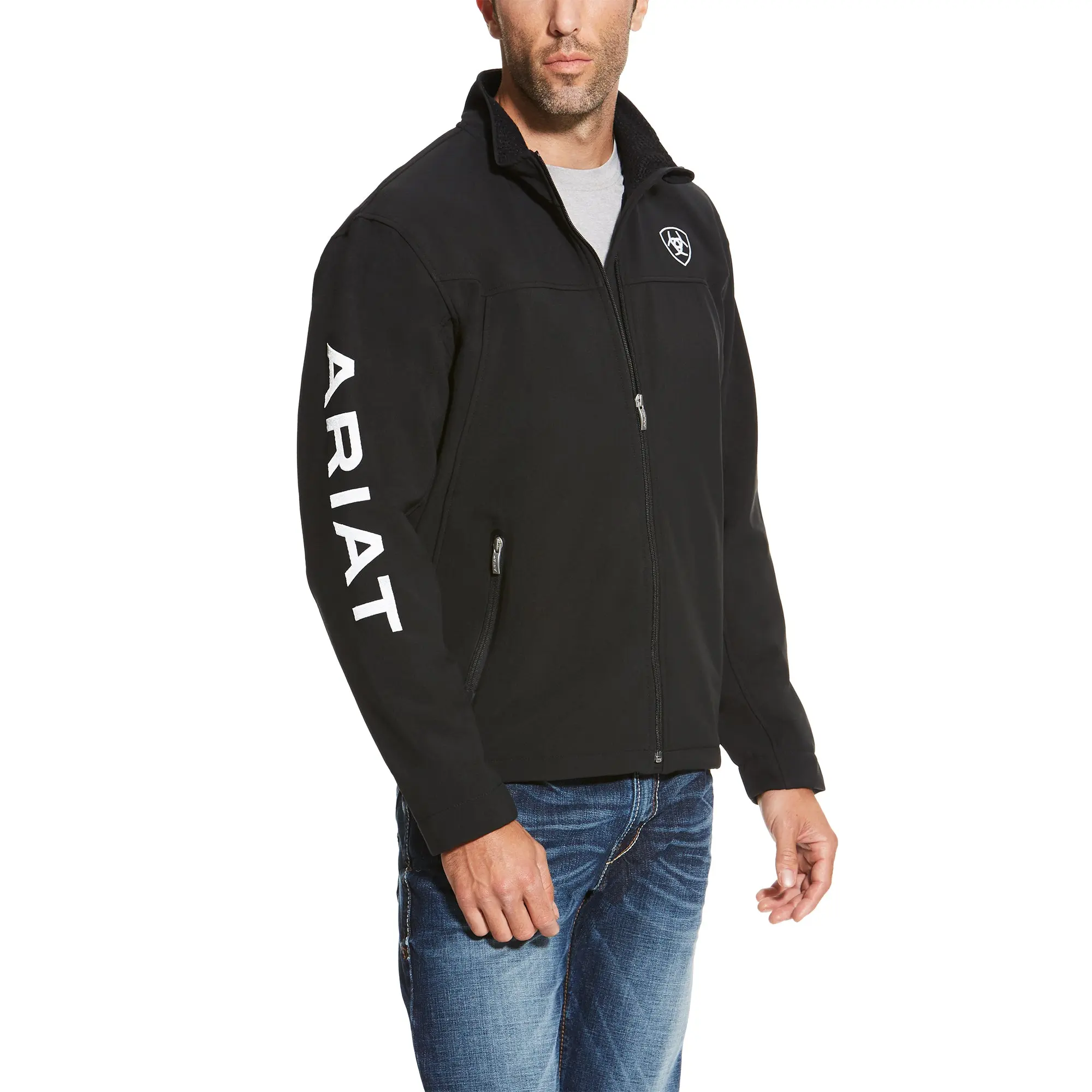 New Team Soft Shell Black Jacket