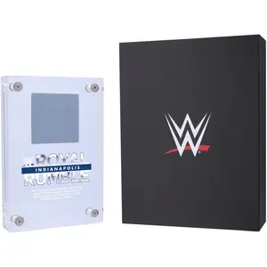 2025 WWE Royal Rumble Acrylic Display Case with Match-Used Canvas - Fanatics Authentic Certified