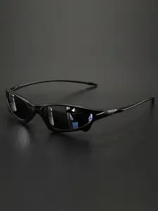 Fashion Punk Uv400 Sports Sunglasses for Men and Women, Plain Pattern, PC Frame Material, Stylish and Cool Design, Sports Eyewear, Bike Shades