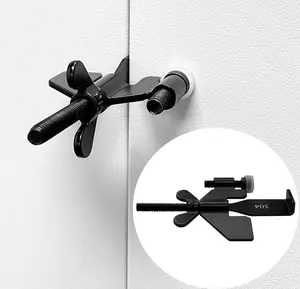Ensure your safety and privacy with this easy-to-use portable door lock, ideal for travel, hotels, homes, and apartments.