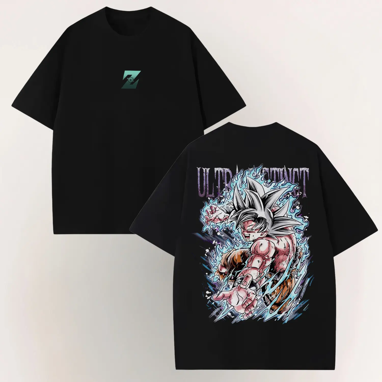 Goku Ultra Instinct Streetwear Tee/Hoodie, Streetwear Casual Wear For Anime Fans, Gift for Fans Anime