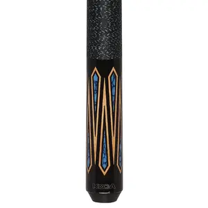 McDermott Cues Koda Blue Points Billiards Cue Stick - 12.50mm Tip, Turquoise Inlay, True Low-Deflection, for Precision Billiards & Snooker Play