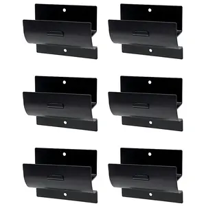 Heavy-Duty Ladder Hanger-Wall Mount Ladder Hooks for Ladder Storage-Wheelbarrow Hangers for Garage Wall-6 Pack