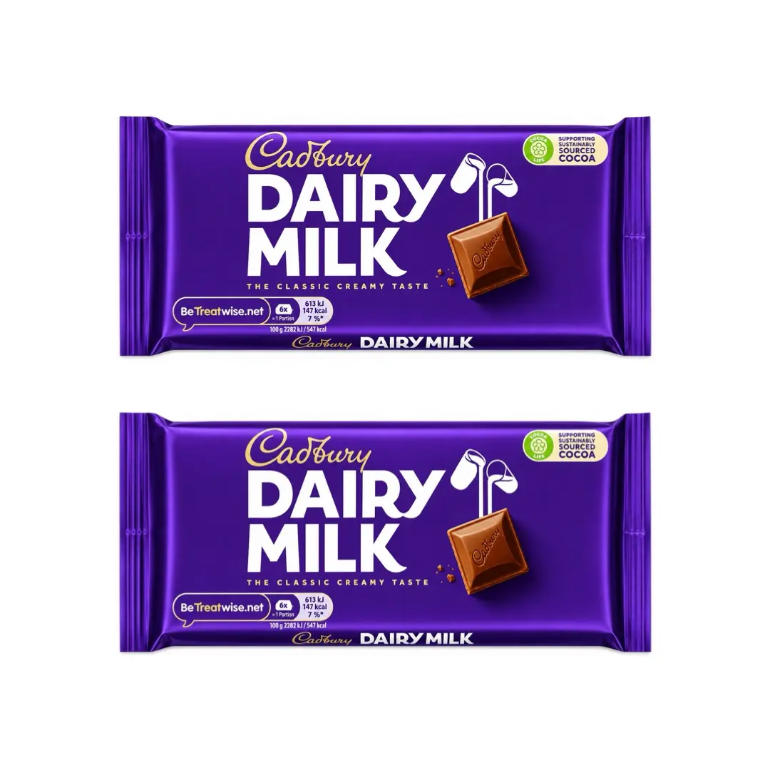 CADBURY DAIRY MILK 110G (PACK OF 2) CADBURY DAIRY MILK 110G (PACK OF 2)
