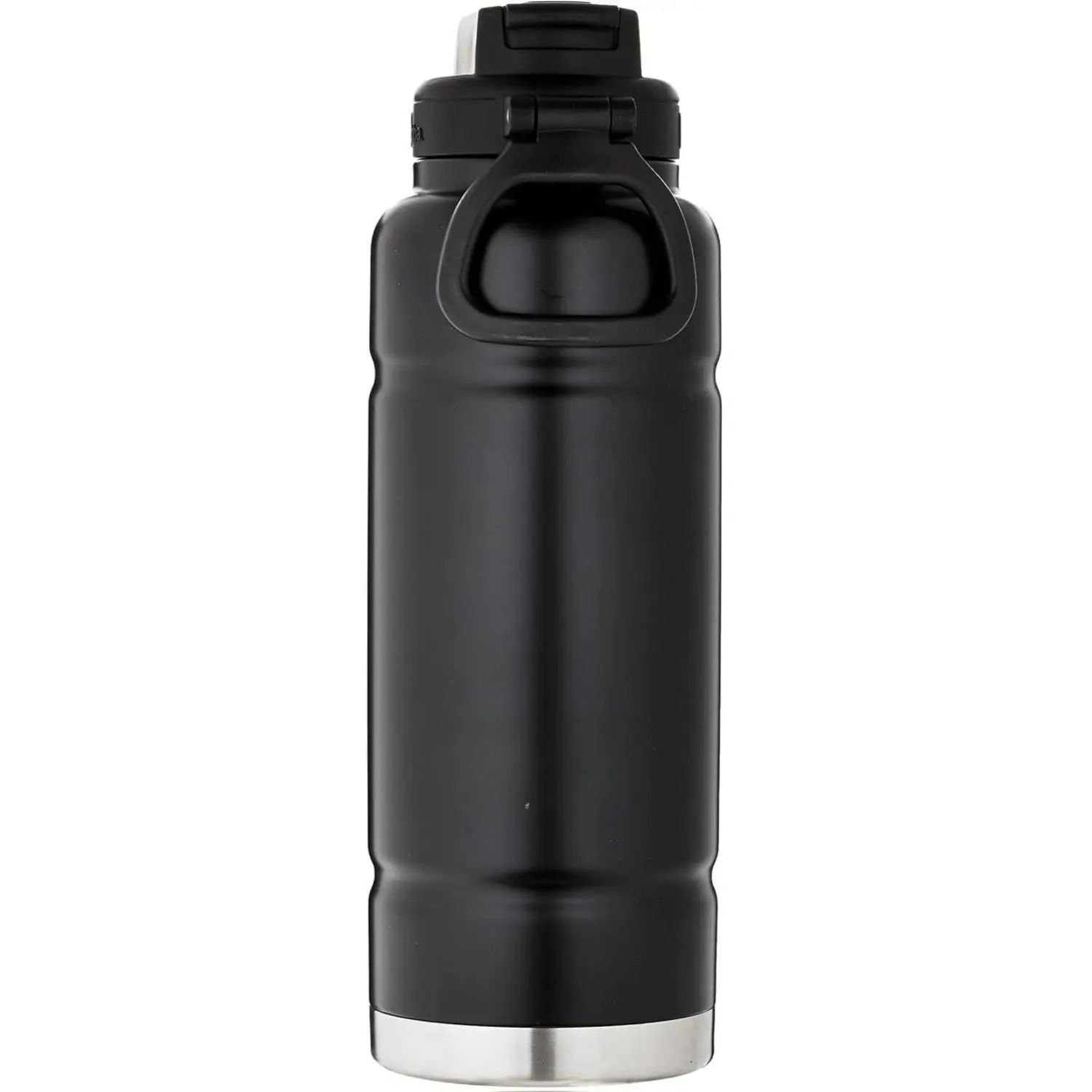 Bubba Trailblazer 40oz Double-Wall Vacuum-Insulated Stainless Steel Bottle - Leakproof, Easy-to-Use Straw Spout, 3-Finger Handle, Cover, Dishwasher Safe, Fun Paint Finishes, Keeps Drinks Cold 24hrs w/Ice, Great for Travel, Beach (Licorice, Crew-Ready), Pl